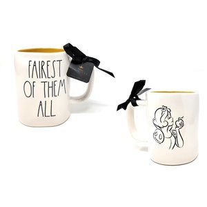 Rae Dunn Disney Princess Fairest of Them All Coffee Mug